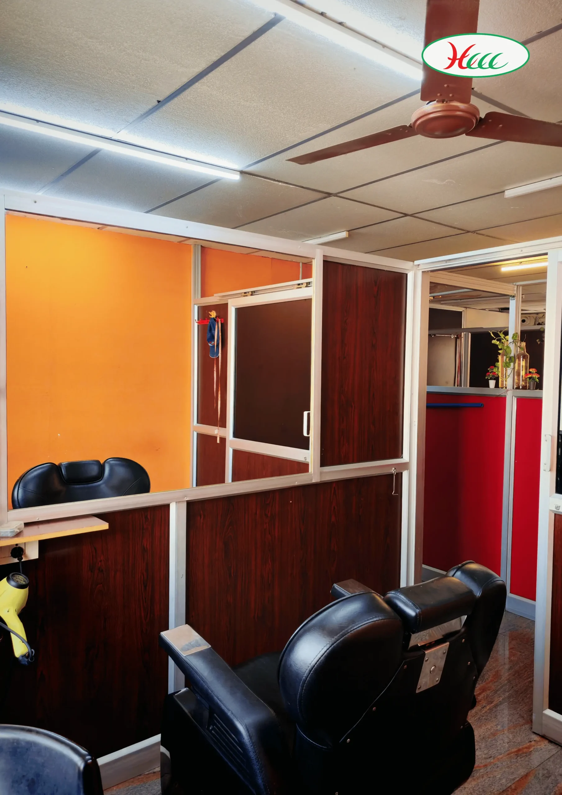 HCCC Clinic Interior Wide View - Multiple Treatment Cabins Hair Care City Centre Beauty Clinic Coimbatore