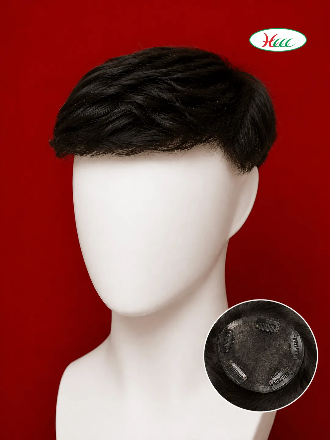 Clip-On Men's Wig — no glue removable wig at HCCC Coimbatore