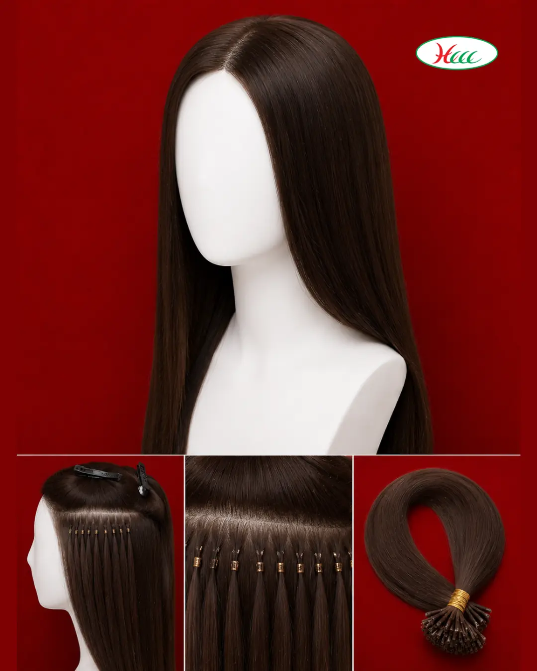 I-Tip Women's Hair Extensions — individual strand micro-ring at HCCC Coimbatore