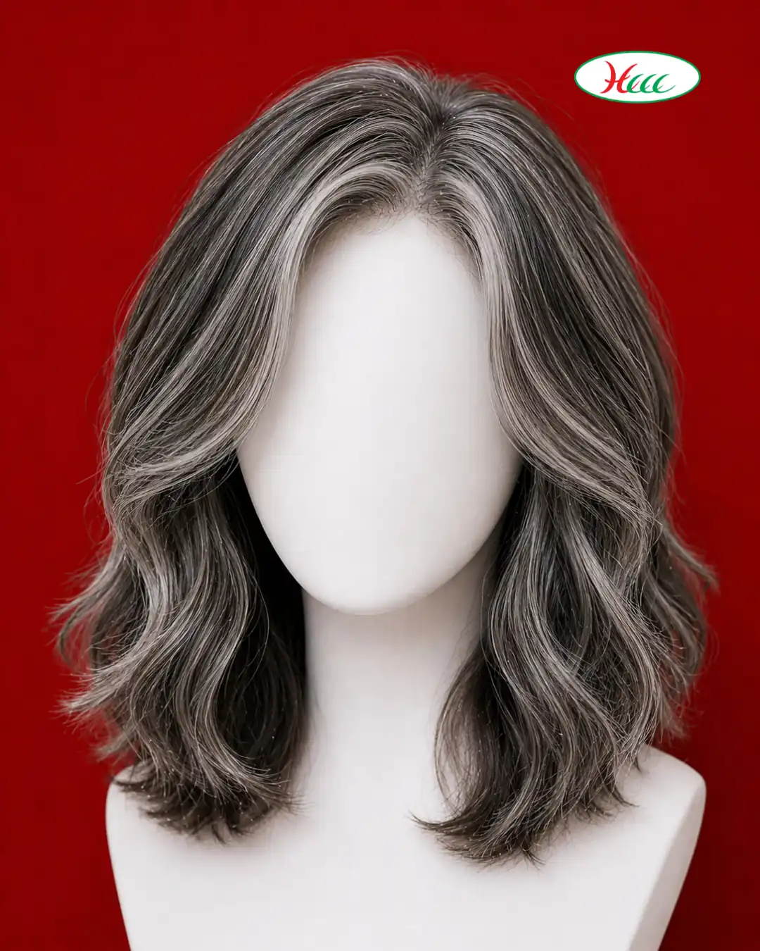 Salt & Pepper Women's Wig — distinguished grey at HCCC Coimbatore